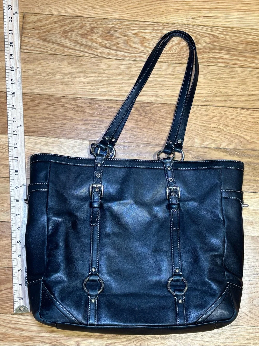 Coach leather tote